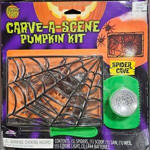 Carve a Scene Pumpkin Kit - Spider Cave NEW / VINTAGE (2015)